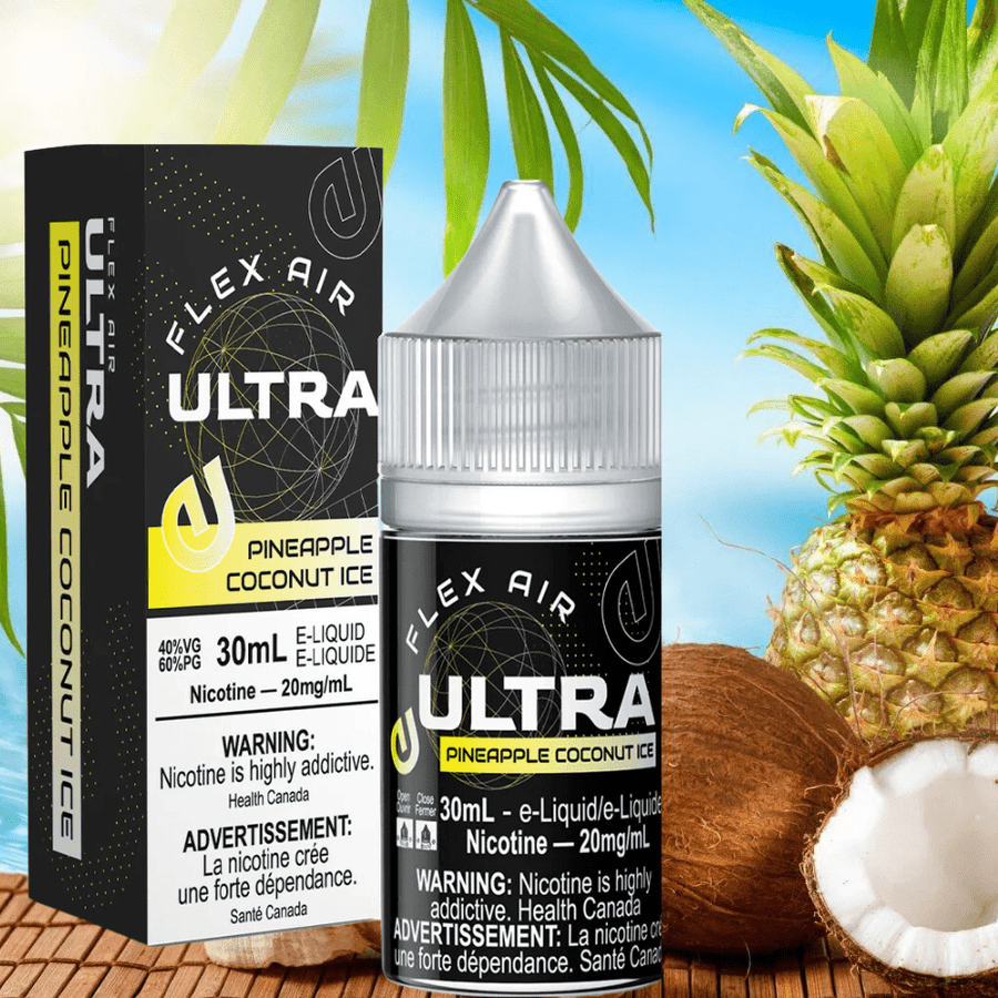 Ultra E-Liquid Salt Nic E-Liquid Flex Air Ultra Salt-Pineapple Coconut Flex Air Ultra Salt-Pineapple Coconut in Yorkton SK