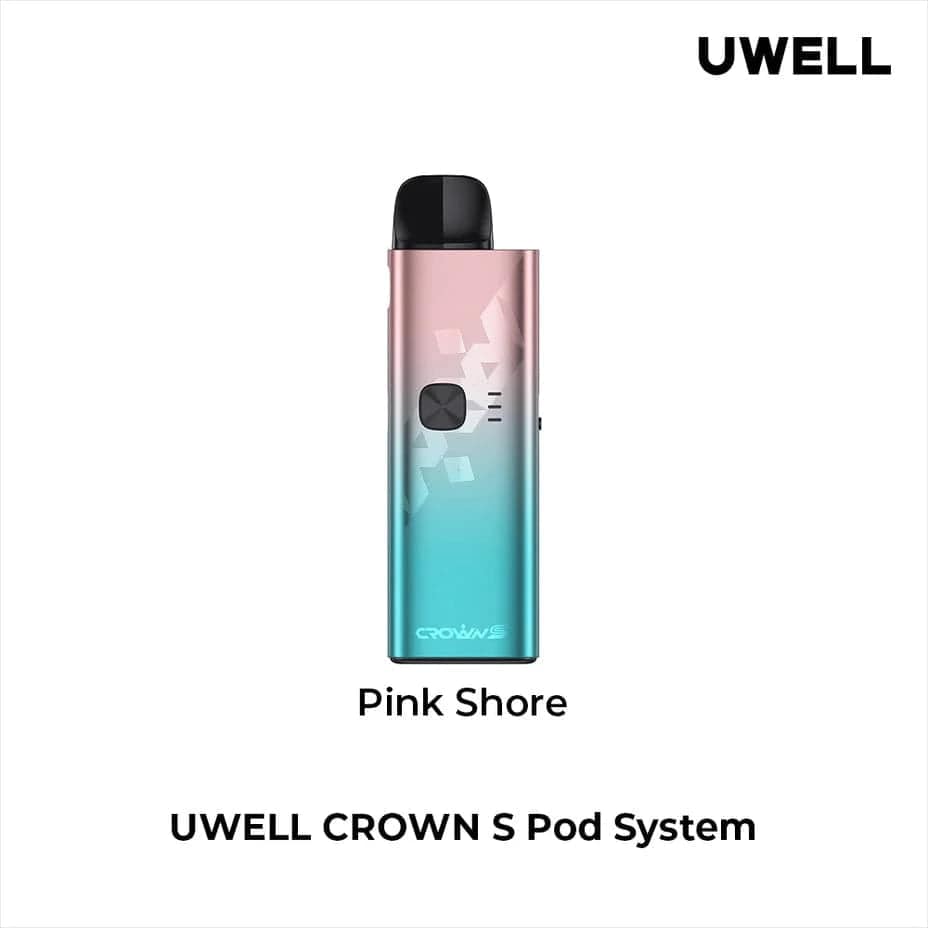 UWELL Pod Kits Pink Uwell Crown S Pod Kit Uwell Crown S Pod Kit 1500mAh - 5ml Tank - Yorkton Vape SuperStore