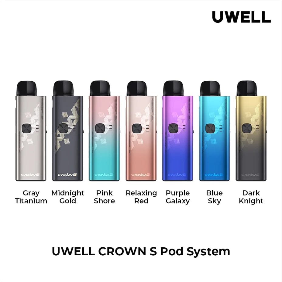 UWELL Pod Kits Uwell Crown S Pod Kit Uwell Crown S Pod Kit 1500mAh - 5ml Tank - Yorkton Vape SuperStore