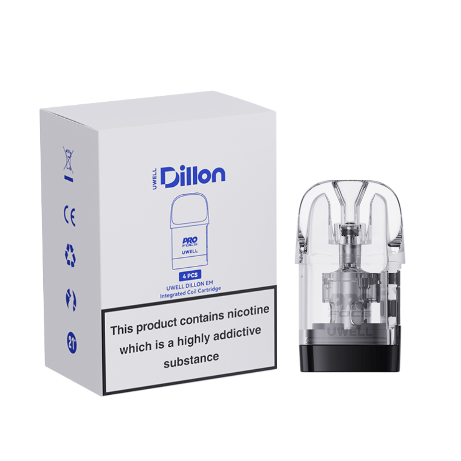 UWELL Replacement Pods 0.6 OHM UWELL Dillon EM Replacement Pod 4/pk UWELL Dillon EM Replacement Pod 4/pk in Saskatchewan Canada