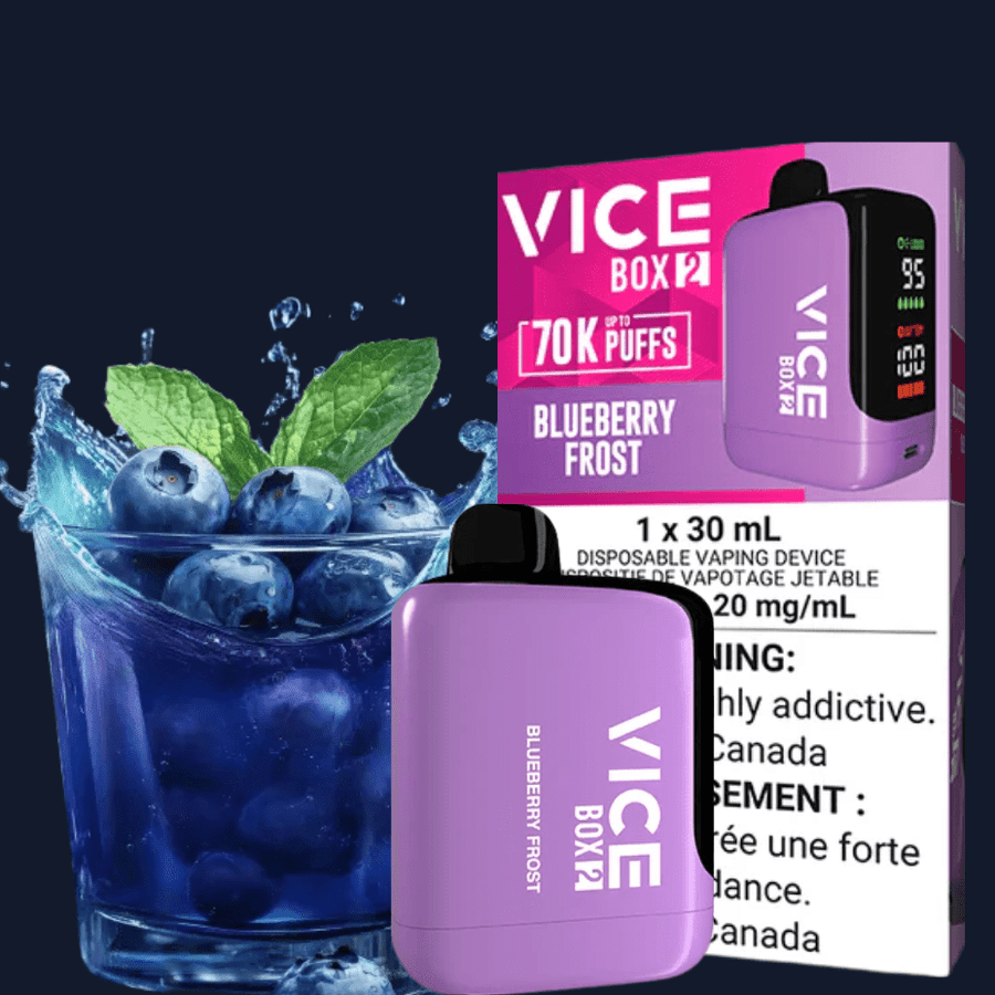 Vice Box 2 Disposable Vape-Blueberry Frost Yorkton Sask