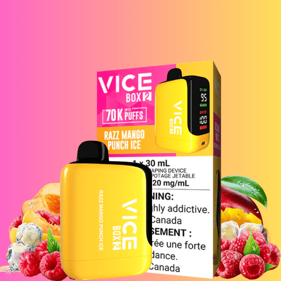 Vice Box 2 Disposable Vape-Razz Mango Punch Ice 