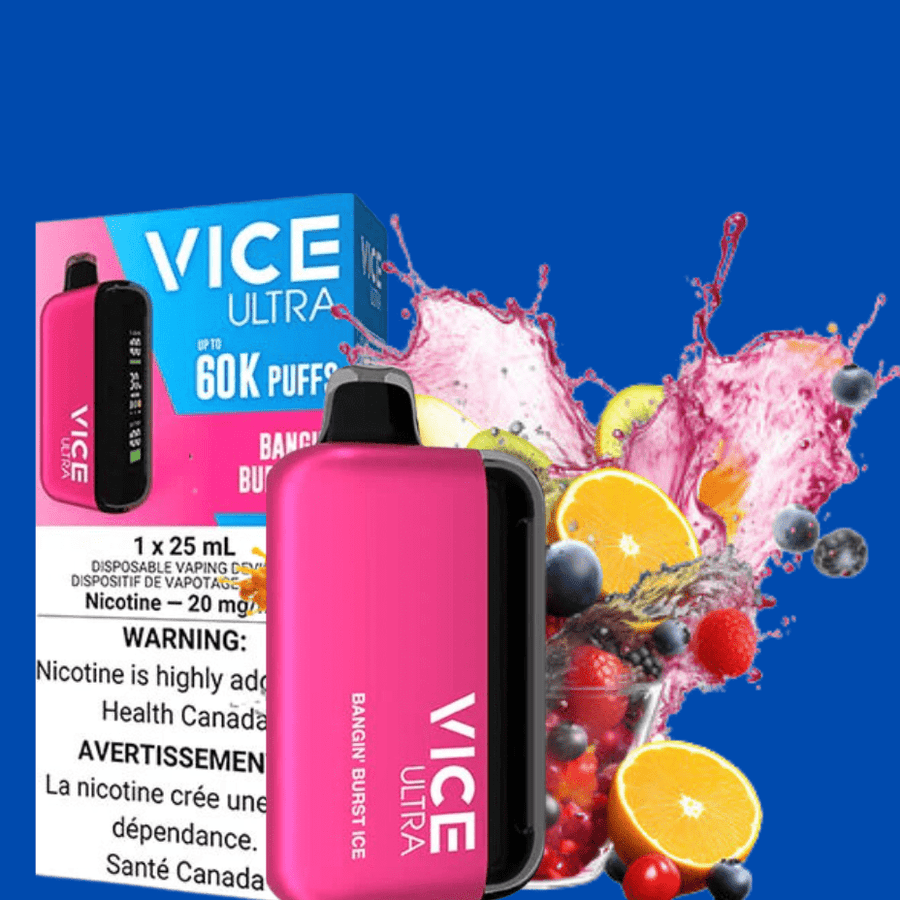 Vice Disposable Vape Vice Ultra 60K Disposable Vape - Bangin' Burst Ice Vice Ultra 60K Disposable Vape - Bangin' Burst Ice in Yorkton SK