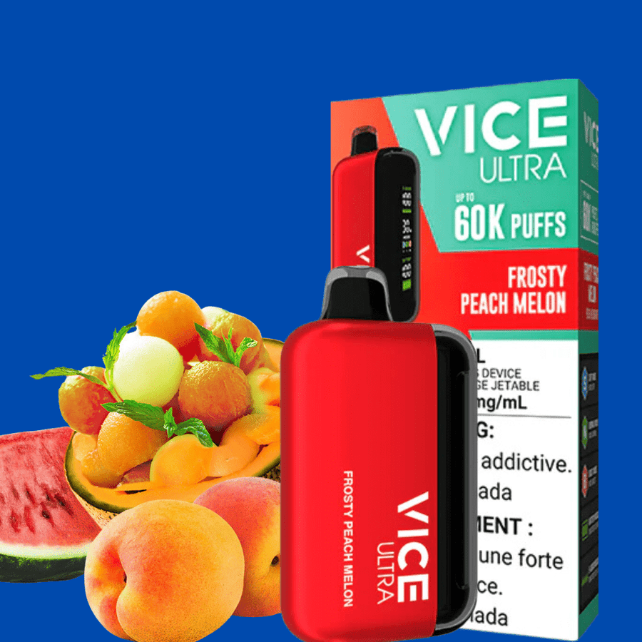 Vice Disposable Vape Vice Ultra 60K Disposable Vape - Frosty Peach Melon Vice Ultra 60K Disposable Vape - Frosty Peach Melon in Yorkton