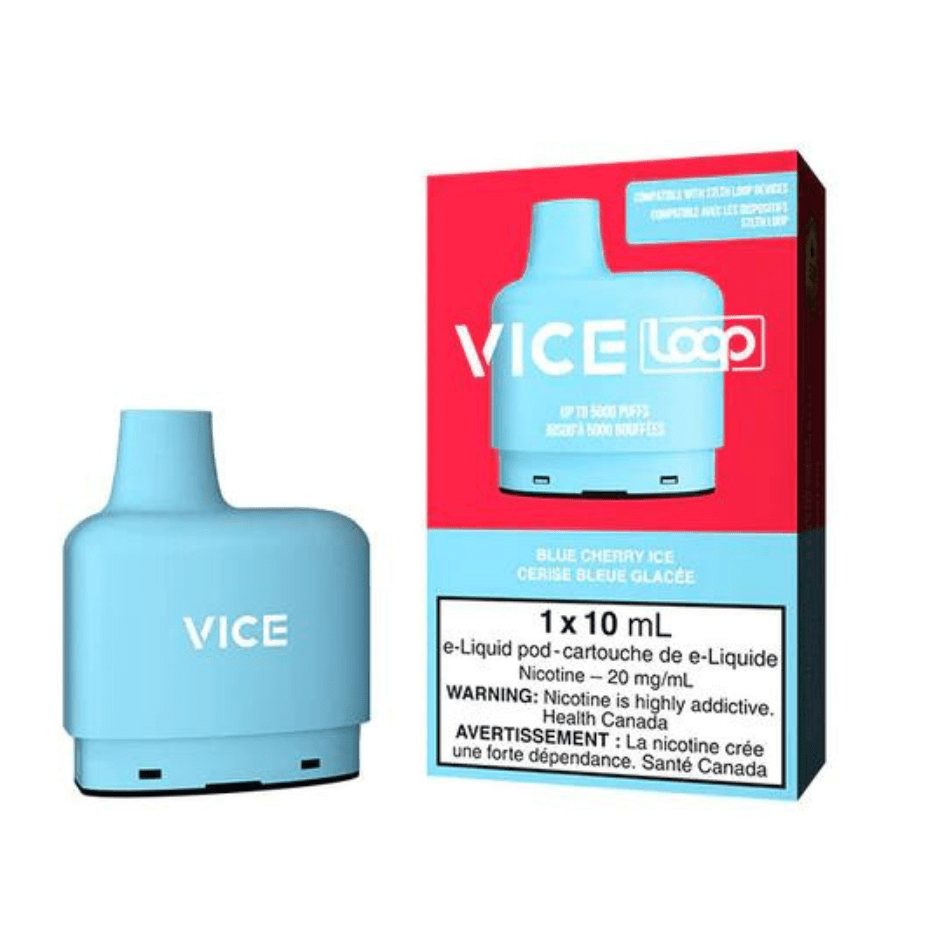 Vice LOOP Closed Pod Systems 20mg / 5000Puffs STLTH Loop Vice Pods-Blue Cherry Ice STLTH Loop Vice Pods-Blue Cherry Ice-Yorkton Vape SuperStore & Online