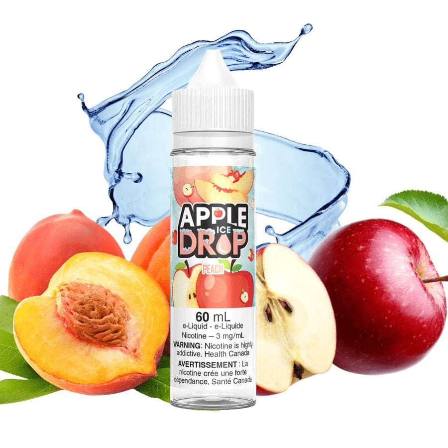 Apple Drop E-Liquid Freebase E-Liquid 0mg / 60ml Peach Ice by Apple Drop E-Liquid Peach Ice by Apple Drop E-Liquid-Yorkton Vape Superstore & Bong Shop