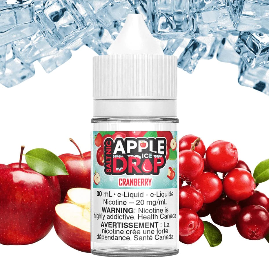 Apple Drop Salt E-Liquid Salt Nic E-Liquid 30ml / 12mg Cranberry Ice Salts by Apple Drop E-Liquid Cranberry Ice Salts by Apple Drop-Yorkton Vape Superstore 