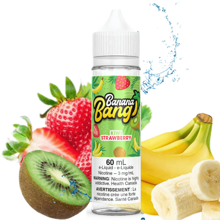 Banana Bang E-Liquid Freebase E-Liquid 3mg Kiwi Strawberry by Banana Bang E-liquid Kiwi Strawberry by Banana Bang E-Liquid-Yorkton Vape SuperStore