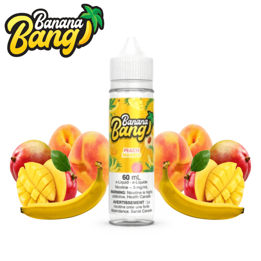 Banana Bang E-Liquid Freebase E-Liquid 60ml / 0mg Peach Mango by Banana Bang E-Liquid Peach Mango by Banana Bang E-Liquid-Yorkton Vape SuperStore 