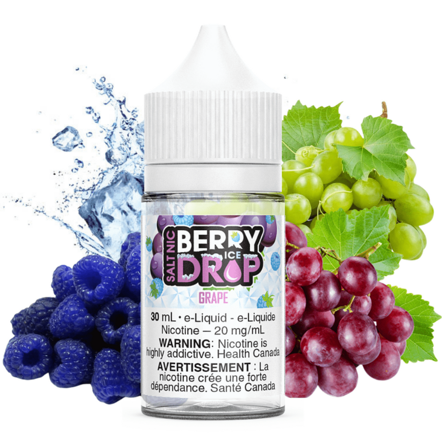 Berry Drop Salt E-Liquid Salt Nic E-Liquid 30ml / 12mg Grape Iced Salt by Berry Drop E-Liquid Grape Iced Salt by Berry Drop E-Liquid-Yorkton Vape SuperStore