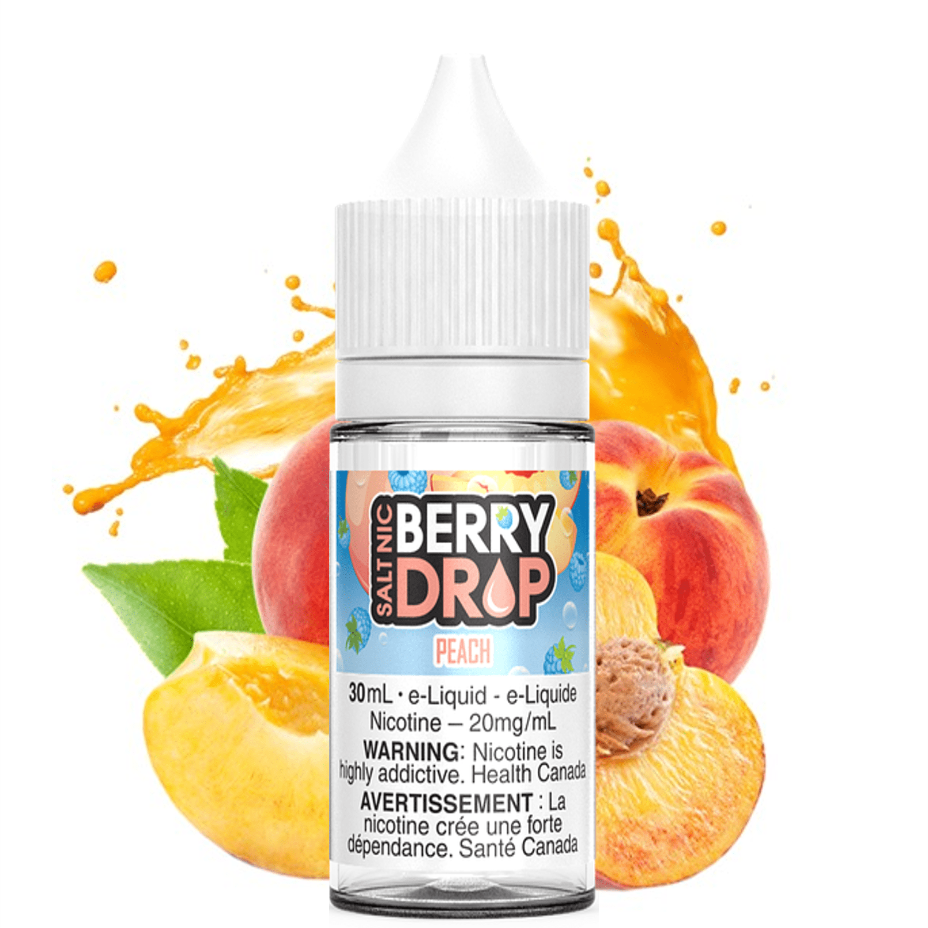 Berry Drop Salt E-Liquid Salt Nic E-Liquid Peach Salt by Berry Drop E-Liquid Peach Salt by Berry Drop E-Liquid-Yorkton Vape SuperStore 