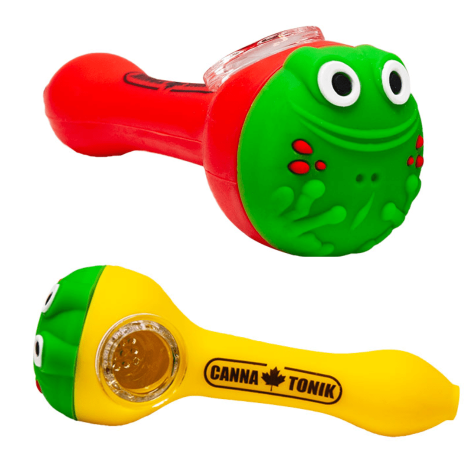 Cannatonik Hand Pipes Cannatonik Silicone Frog Weed Hand Pipe-4.5" Cannatonik Silicone Frog Weed Hand Pipe-4.5"-Yorkton Vape Superstore SK, Canada