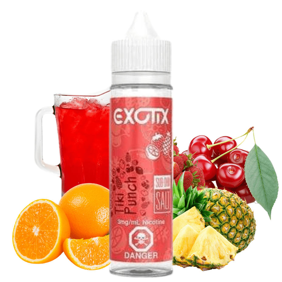 Exotix E-Liquid Salt Nic E-Liquid 60mL / 3mg Tiki Punch By Exotix E-Liquid Exotix E-Liquid Tiki Punch-Yorkton Vape Superstore & Bong Shop SK, Canada