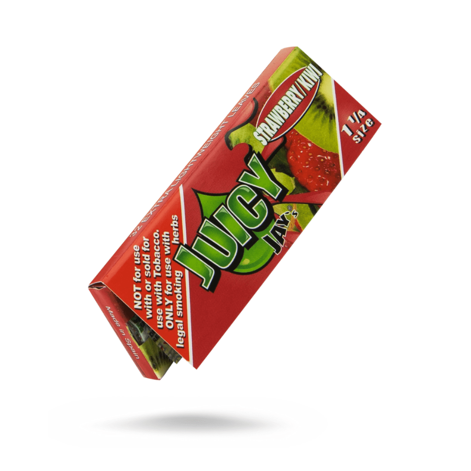 Juicy Jay's Rolling Papers 1¼ / Strawberry Kiwi Juicy Jay's Strawberry Kiwi Flavoured Rolling Papers 1 1/4 Juicy Jay's Strawberry Kiwi Rolling Papers 1 1/4-Yorkton Vape SuperStore & Bong Shop SK, Canada