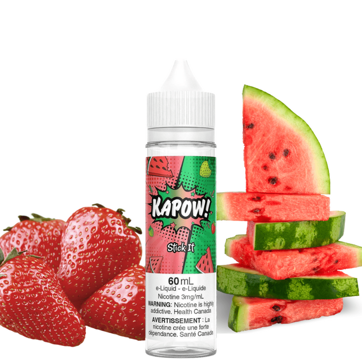 Kapow E-Liquid Freebase E-Liquid 60ml / 3mg Stick It by Kapow E-Liquid Stick It by Kapow E-Liquid-Yorkton Vape SuperStore & Bong Shop SK, Canada