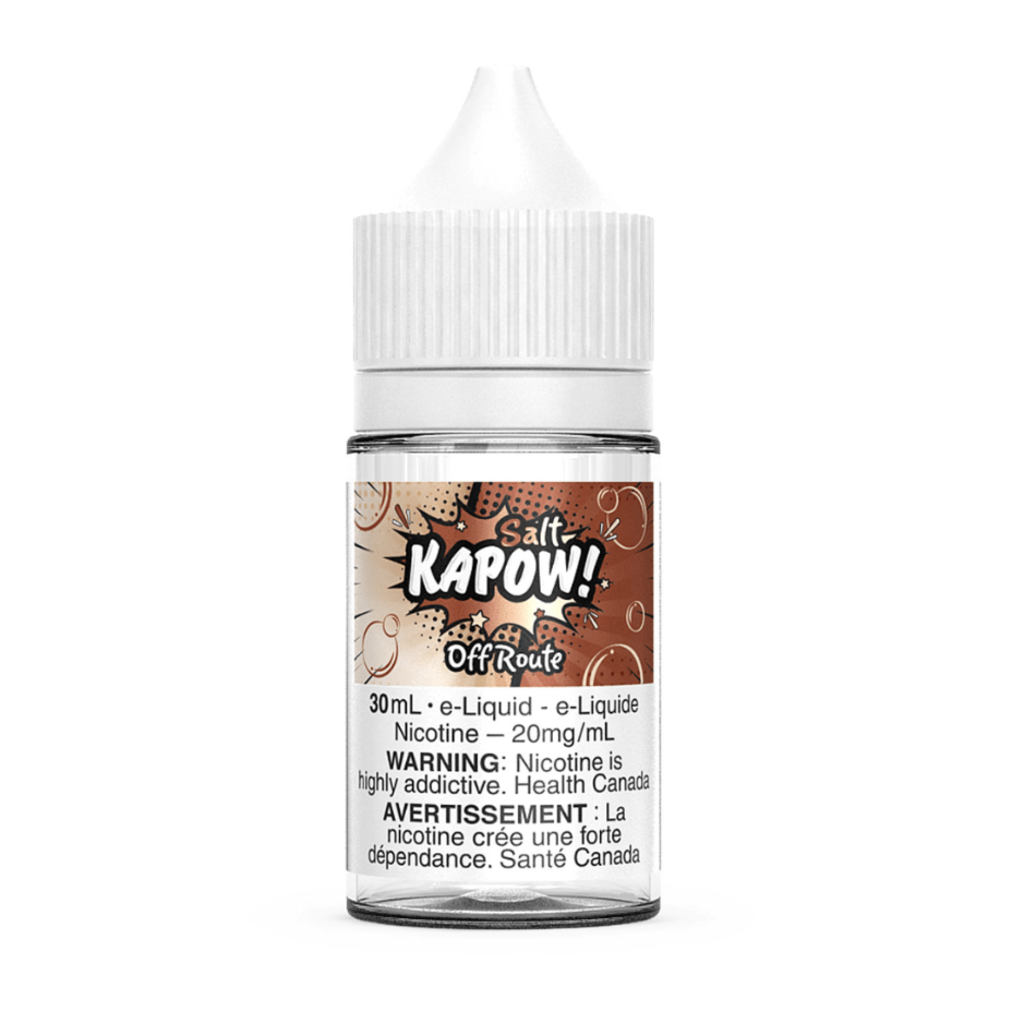 Kapow Salt E-Liquid Salt Nic E-Liquid 30ml / 12mg Off Route Salt by Kapow E-Liquid Off Route Salt by Kapow E-Liquid-Yorkton Vape SuperStore Saskatchewan