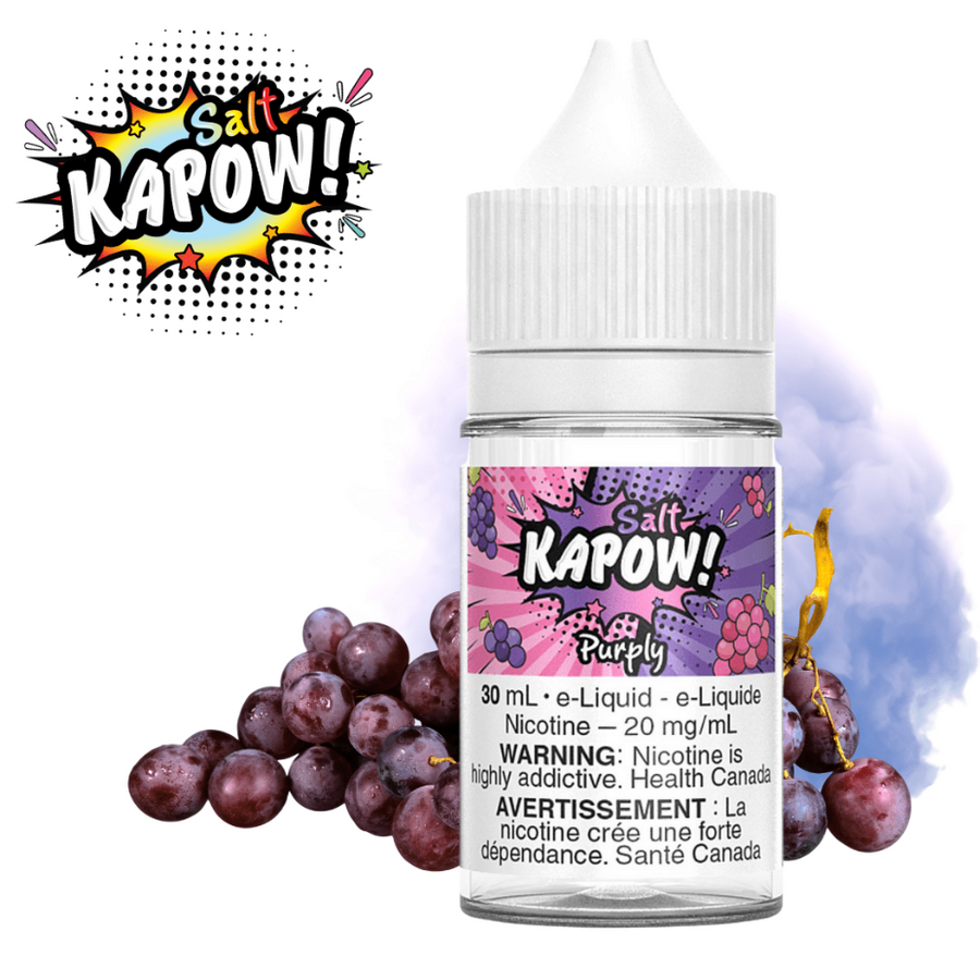 Kapow Salt E-Liquid Salt Nic E-Liquid 30ml / 12mg Purply Salt by Kapow E-Liquid Purply Salt by Kapow E-Liquid-Yorkton Vape SuperStore & Bong Shop