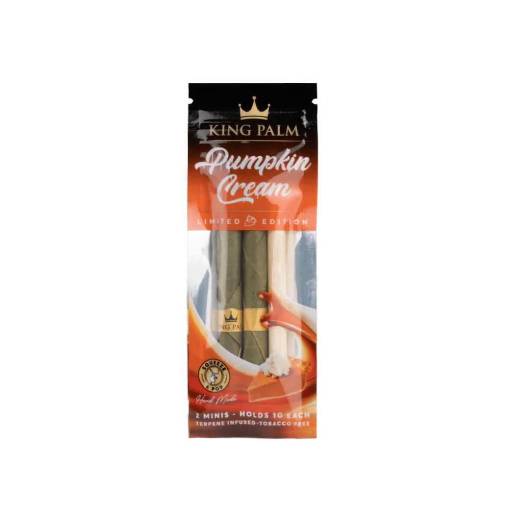 King Palm Pre-Rolled Cones 2/pkg / Pumpkin Cream King Palm Mini Pre-Rolls-Pumpkin Cream King Palm Mini Pre-Rolls-Pumpkin Cream-Yorkton Vape SuperStore