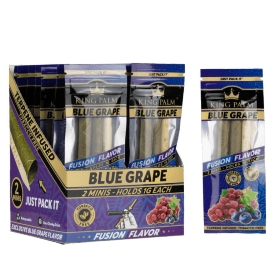 King Palm Pre-Rolled Cones King Palm Mini Pre-Roll - Blue Grape King Palm Mini Pre-Roll-Blue Grape-Yorkton Vape SuperStore