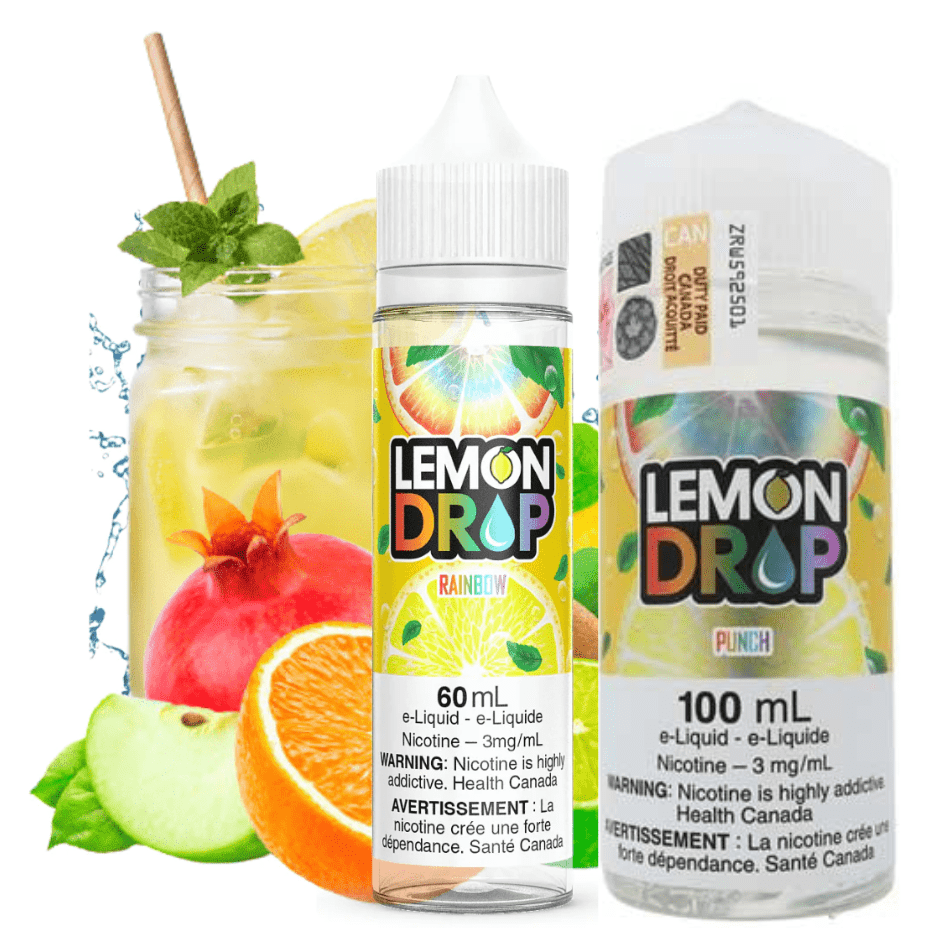 Lemon Drop E-Liquid Freebase E-Liquid 100ml / 3mg Punch by Lemon Drop E-Liquid Rainbow by Lemon Drop E-Liquid 100ml-Yorkton Vape SuperStore