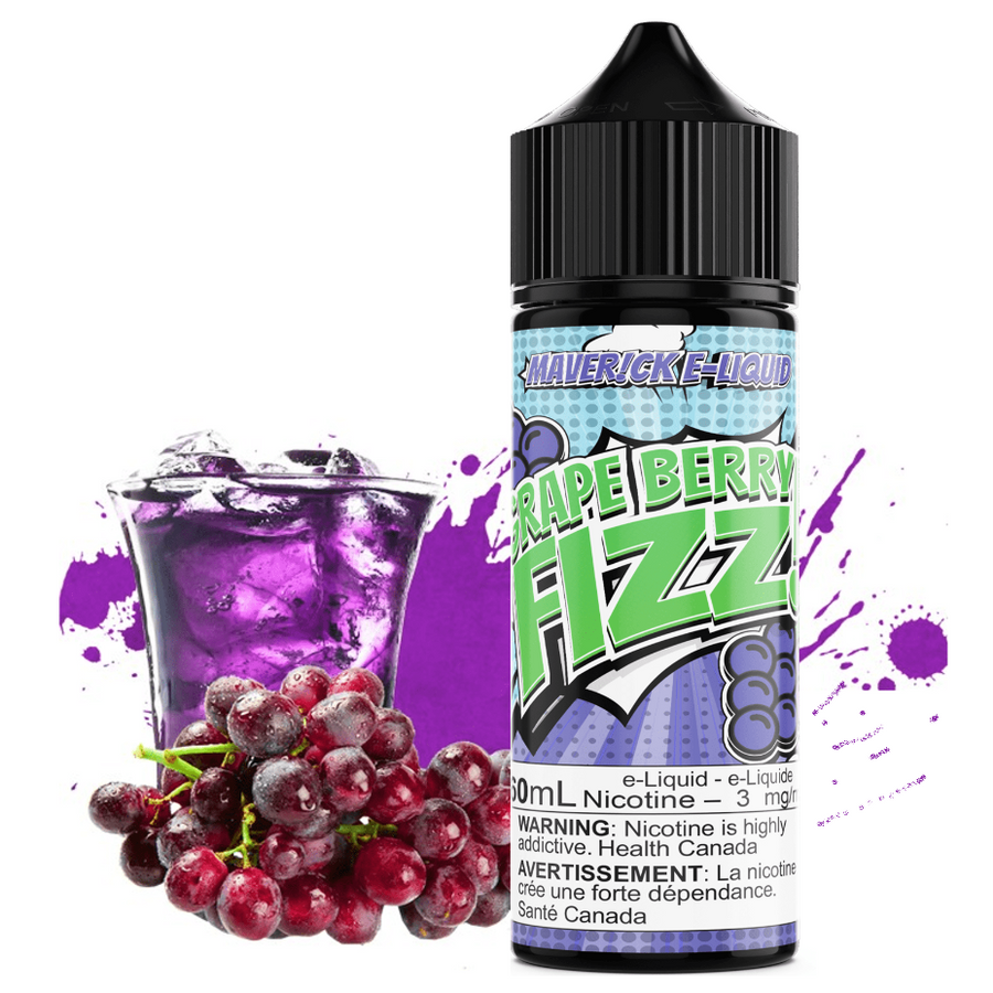 Maverick E-Liquid Freebase E-Liquid 60ml / 3mg Grape Berry Fizz by Maverick E-Liquid Grape Berry Fizz by Maverick E-Liquid-Yorkton Vape SuperStore 