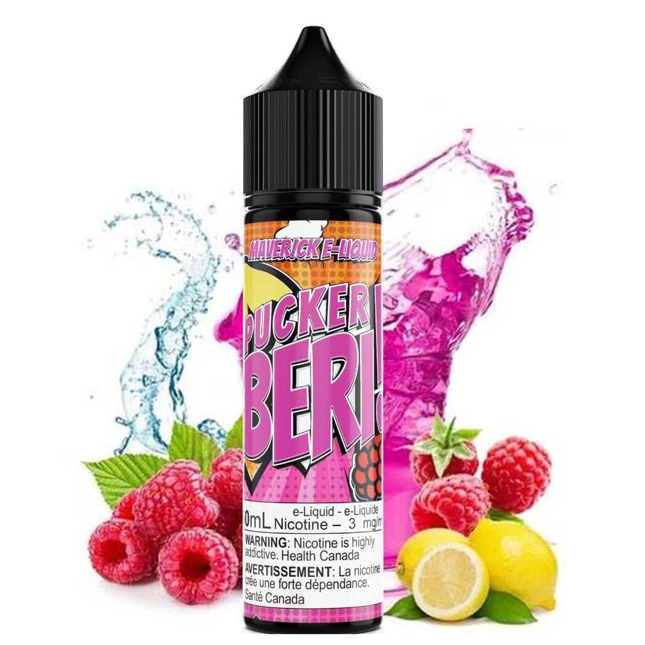 Maverick E-Liquid Freebase E-Liquid 60ml / 3mg Pucker Beri by Maverick E-Liquid Pucker Beri by Maverick E-Liquid-Yorkton Vape SuperStore & Bong Shop