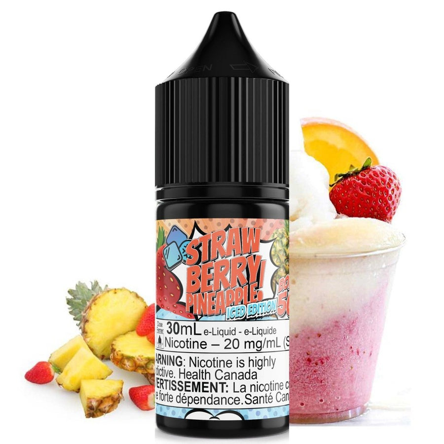 Maverick Salt E-Liquid Salt Nic E-Liquid 30ml / 12mg Strawberry Pineapple Ice Salt by Maverick E-Liquid Strawberry Pineapple Ice Salt by Maverick E-Liquid-Yorkton Vape SuperStore & Bong Shop SK, Canada