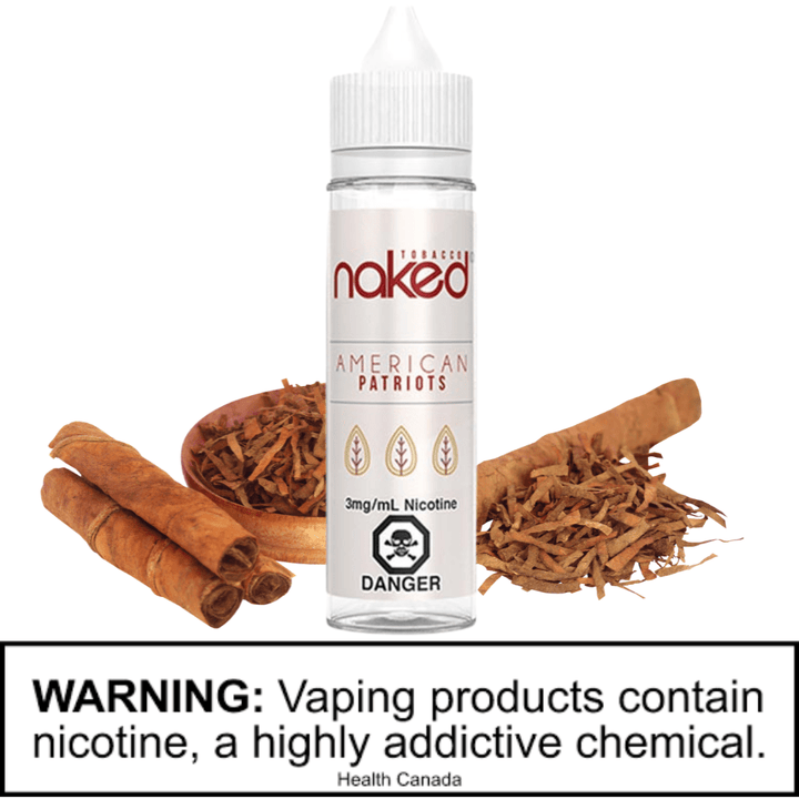 Naked 100 Freebase E-Liquid American Patriots by Naked 100 E-Liquid Naked 100 American Patriots-Yorkton Vape SuperStore & Bong Shop SK, Canada