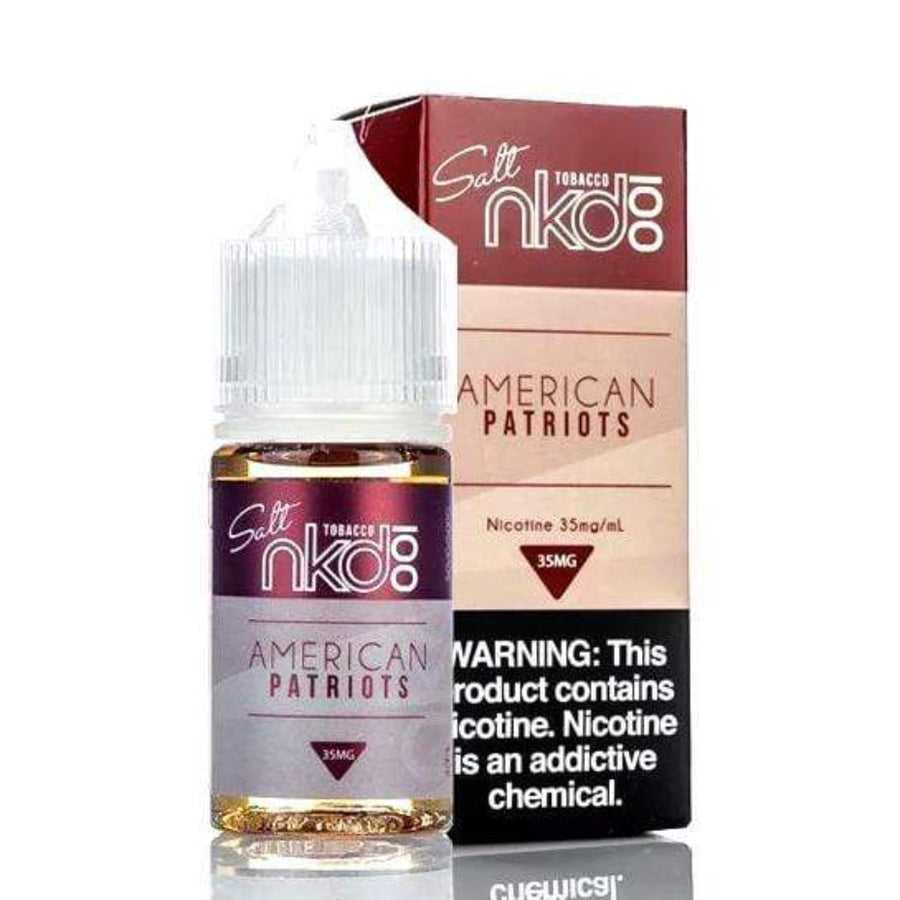 Naked 100 Salt Nic E-Liquid 30ml / 12mg Naked 100 American Patriot Salt Nic American Patriots Nic Salts by Naked 100 - Yorkton Vape SuperStore