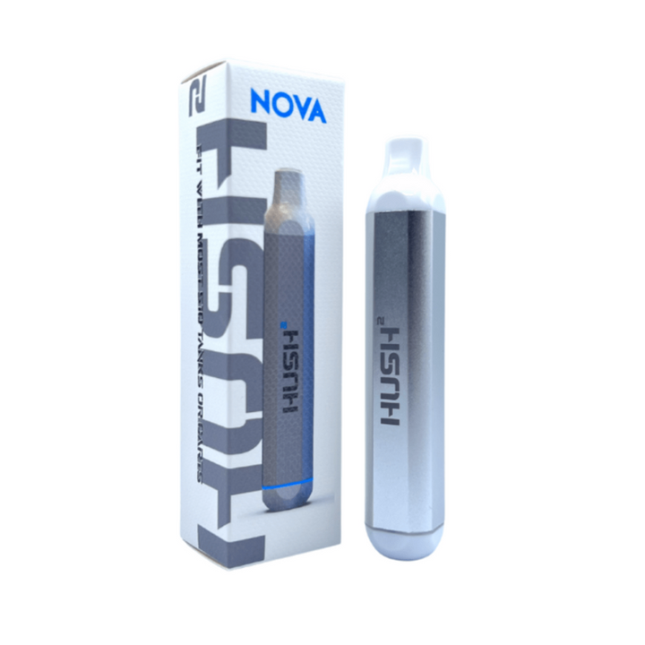 Nova 510 Batteries White Metal Nova Hush 2 510 Thread Battery  Nova Hush 2 510 Thread Battery-Yorkton Vape SuperStore & Bong Shop SK