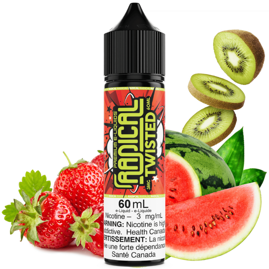 Radical E-Liquid Freebase E-Liquid 60ml / 3mg Twisted by Radical E-liquid Twisted by Radical E-liquid-Yorkton Vape SuperStore & Bong Shop SK, Canada