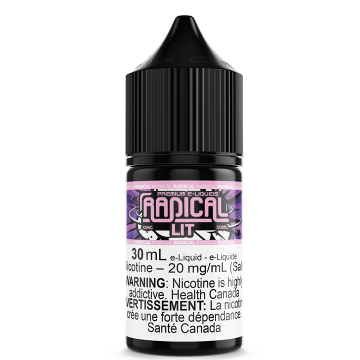 Radical Salt E-Liquid Salt Nic E-Liquid 30ml / 12mg Lit Salt Nic by Radical E-liquid Lit Salt Nic by Radical E-liquid-Yorkton Vape SuperStore & Bong Shop