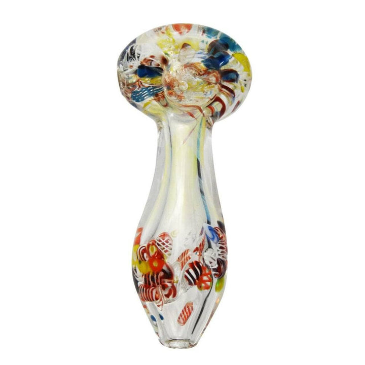 Shine Glassworks Hand Pipes Confetti Inside Out Hand Pipe-4" Confetti Inside Out Hand Pipe-4"-Yorkton Vape & Bong Shop 