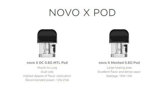 Smok Replacement Pods 0.8 DC MTL Smok Novo X Replacement Pods Smok Novo X Replacement Pods-Yorkton Vape SuperStore & Bong Shop SK, Canada