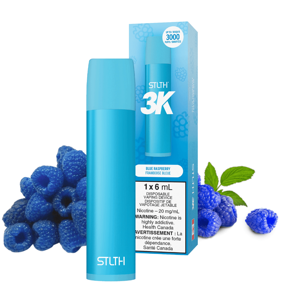 STLTH Disposables 20mg STLTH 3K Disposable Vape-Blue Raspberry STLTH 3K Disposable Vape-Blue Raspberry-Yorkton Vape Superstore SK, Canada