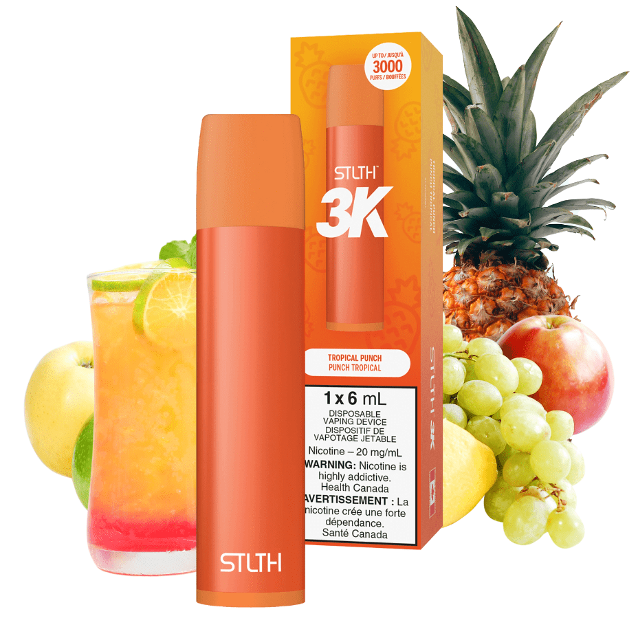 STLTH Disposables 20mg STLTH 3K Disposable Vape Tropical Punch STLTH 3K Disposable Vape Tropical Punch-Yorkton Vape Superstore