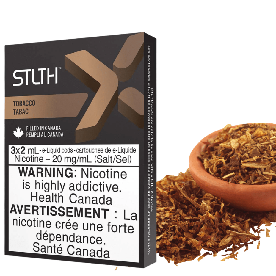 STLTH X STLTH (S-Compatible) 20mg STLTH X Pod Pack-Tobacco STLTH X Pod Pack-Tobacco-Yorkton Vape Superstore Saskatchewan, Canada