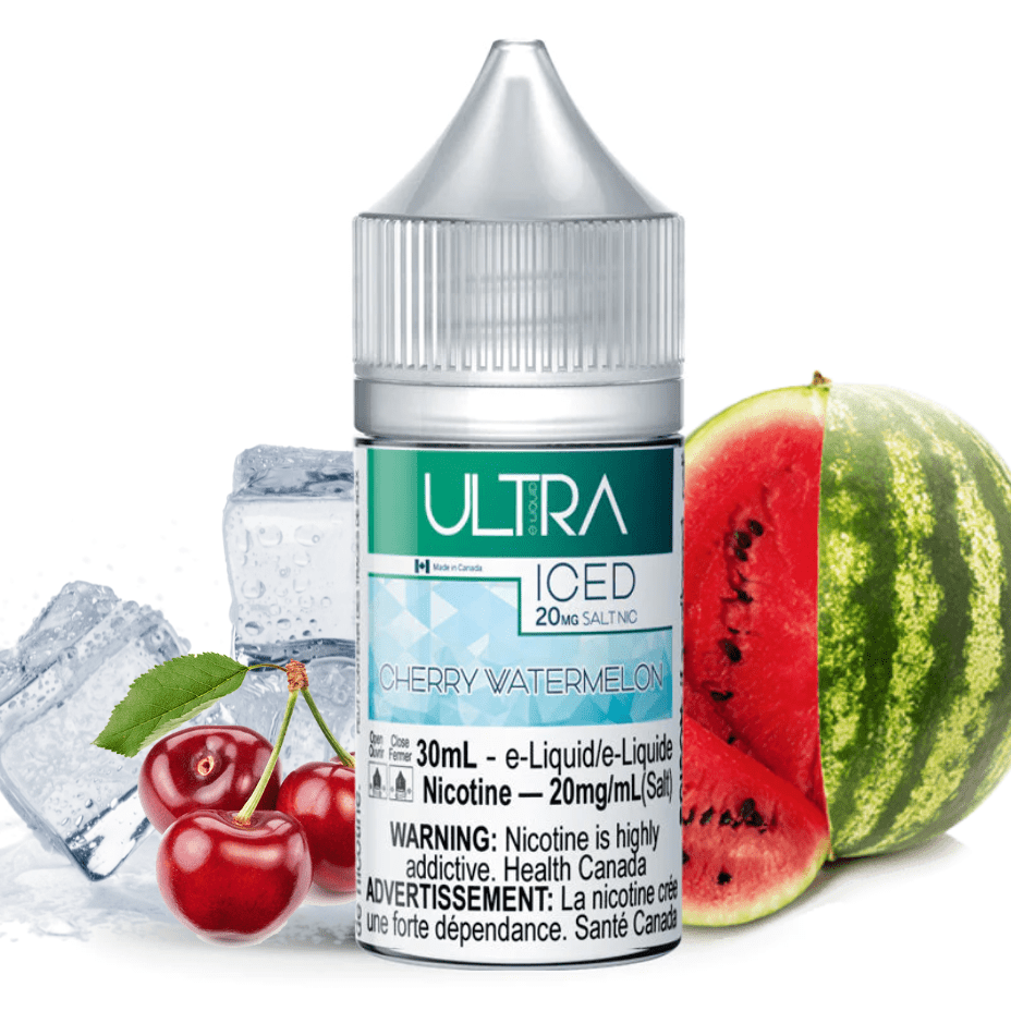 Ultra Salt E-Liquid Salt Nic E-Liquid 10mg / 30mL Ultra Salt Cherry Watermelon Ice Ultra Salt Cherry Watermelon Ice-Yorkton Vape Superstore & Bong Shop SK, Canada