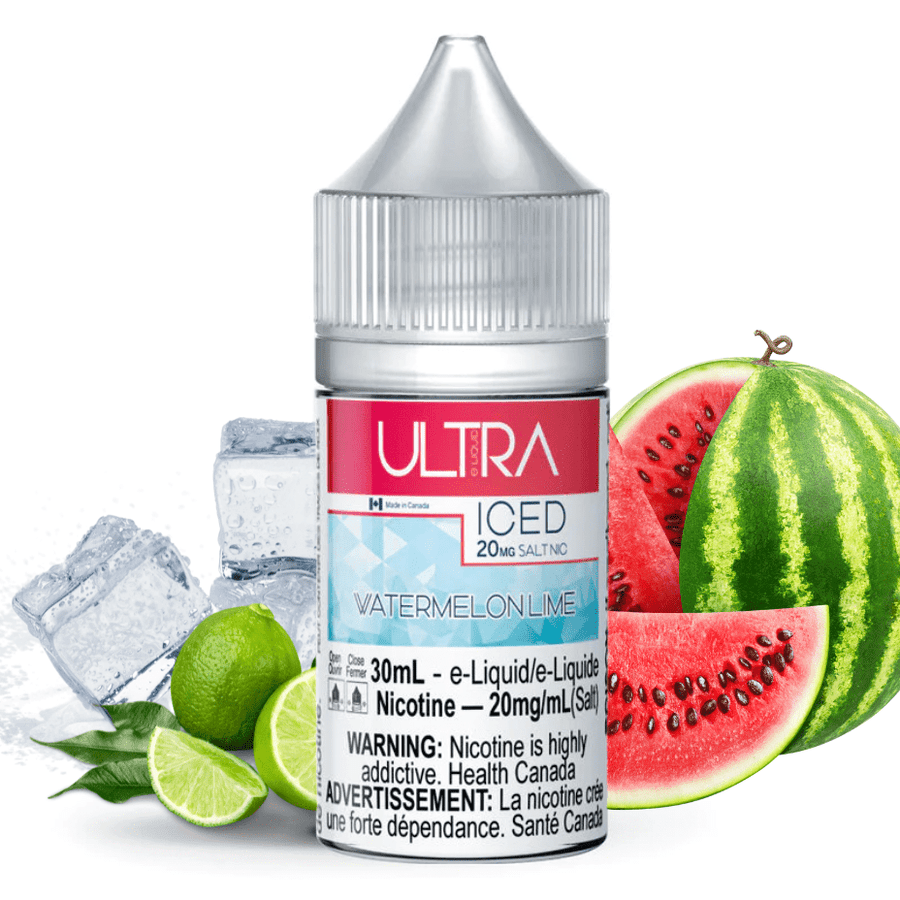 Ultra Salt E-Liquid Salt Nic E-Liquid 10mg / 30mL Ultra Salt Watermelon Lime Ice Ultra Salt Watermelon Lime Ice-Yorkton Vape Superstore & Bong Shop SK, Canada