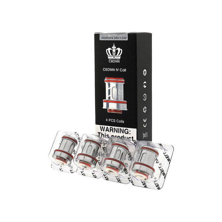 UWELL Replacement Coils 0.23ohm / UN2 Uwell Crown 4 Mesh Individual Replacement Coils Uwell Crown 4 Mesh Individual Coil - Yorkton Vape SuperStore & Bong Shop SK, Canada