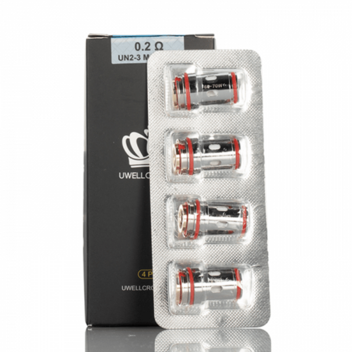 UWELL Replacement Coils Uwell Crown V Replacement Coils - 4pck Uwell Crown V Replacement Coils-Yorkton Vape SuperStore & Bong Shop SK, Canada