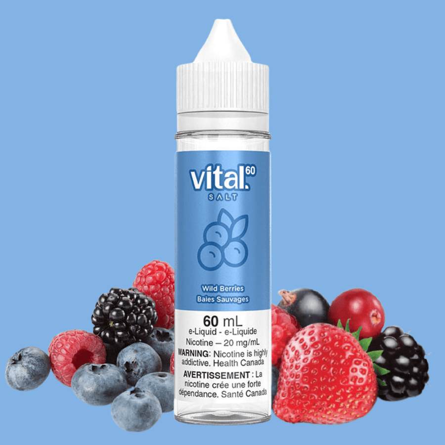 Vital E-Liquid Salt Nic E-Liquid 60ml / 12mg Wild Berry by Vital 60 Salt Wild Berry by Vital 60 Salt-Yorkton Vape Superstore SK, Canada